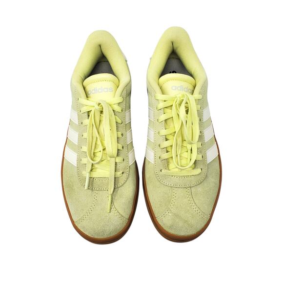 Adidas VL Court Bold Platform Sneaker Shoes Ice Yellow Lucid Lemon JI1784 Size 7 - Picture 2 of 9